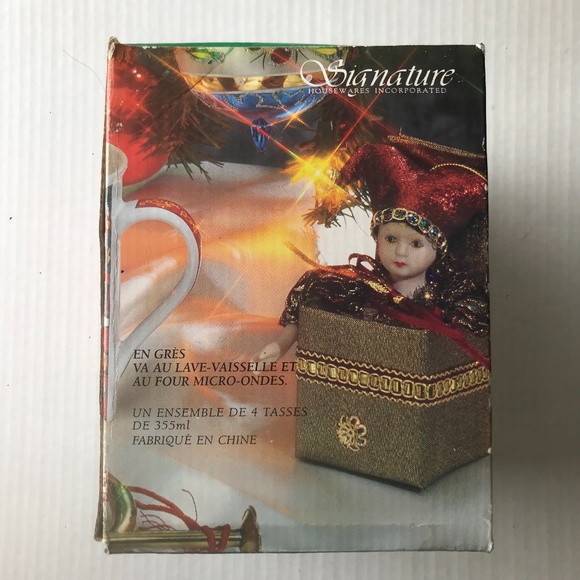 Set Of 4 Vintage Christmas Classics Mugs 1995 12Oz. Limited Edition - Picture 10 of 12